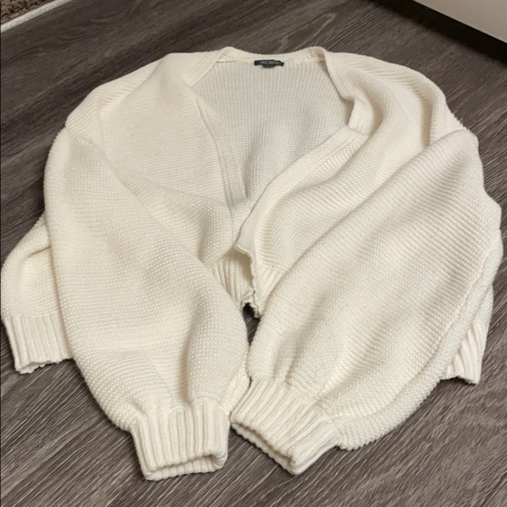 Wild Fable Ivory Cardigan with bell sleeves